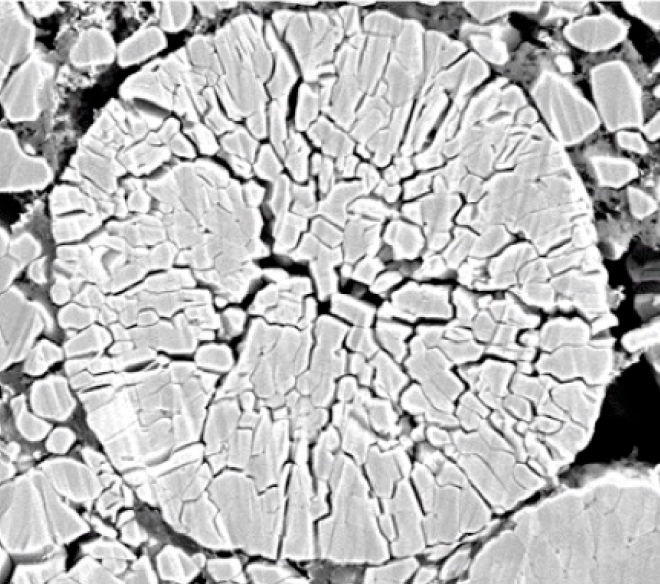 8 years in use: cracks in materials