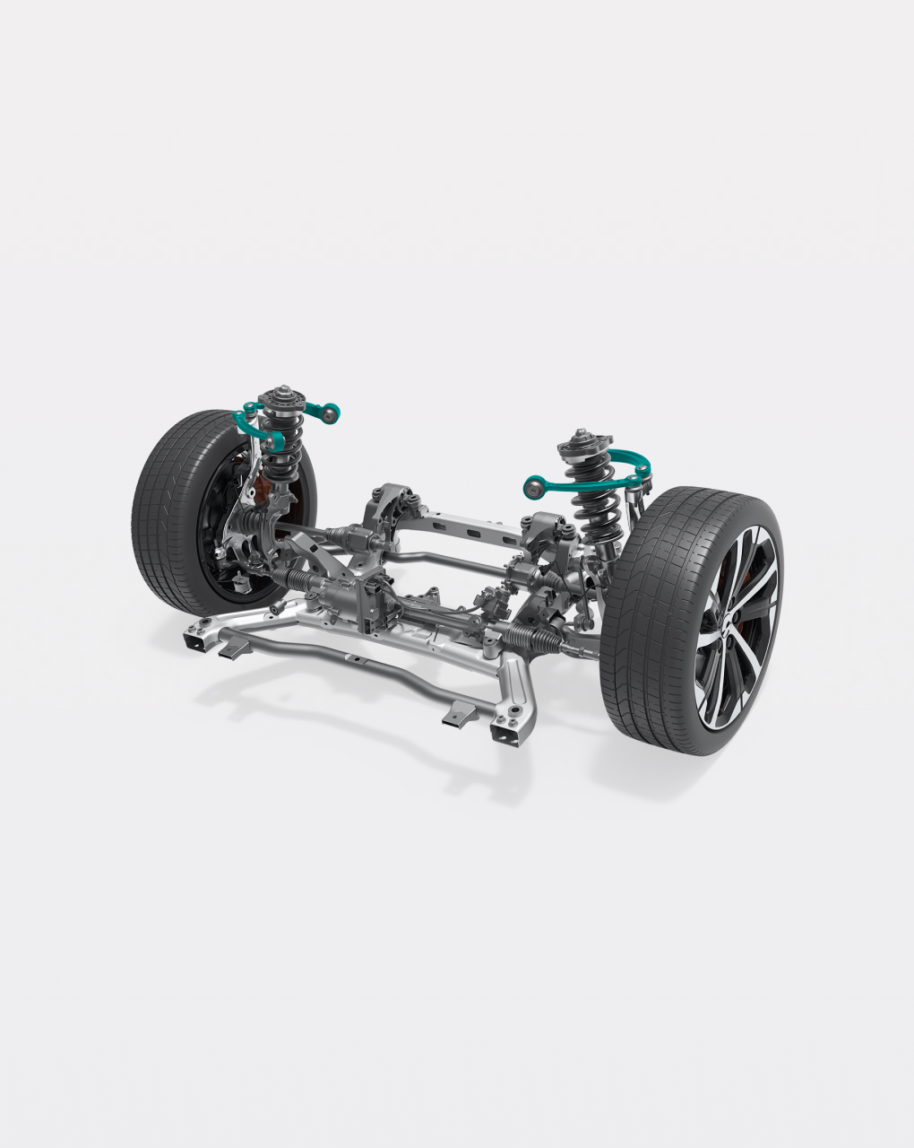 Front Suspension With Virtual Kingpin Geometry 前悬虚拟主销结构